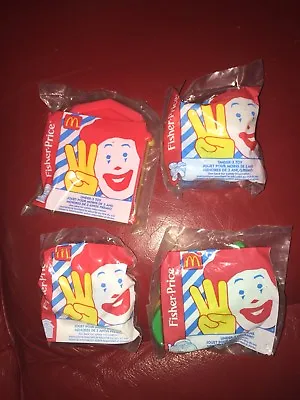 Buy MCDONALDS FISHER PRICE TOYS - SET OF 4 TOYS- Rare Toys (In Bx 29& F) • 14.99£
