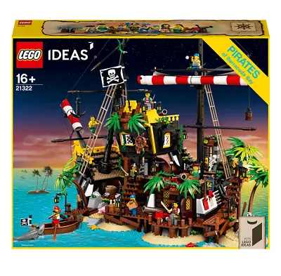Buy LEGO Ideas - Pirates Of Barracuda Bay / Pirate Ship (21322) NEW & ORIGINAL PACKAGING • 334.47£