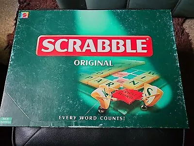 Buy Scrabble Original Board Game - Mattel 2003 - 100% Complete  • 2£