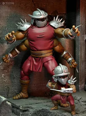 Buy Pack 2 Figurines NECA Shredder Clones Teenage Mutant Ninja Turtles Collection • 72.04£
