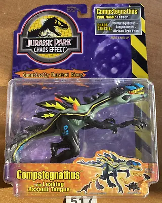 Buy AB517 Kenner Jurassic Park Chaos Effect Compstegnathus Dinosaur - New MOC Rare • 57.50£
