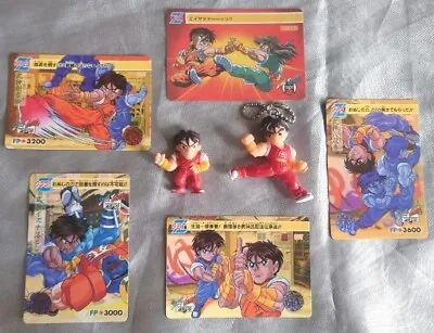 Buy Street Fighter Guy Figures & Cards Set Bundle Retro Japan Bandai Carddass Capcom • 34.99£