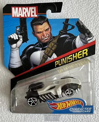 Buy Hot Wheels Marvel Character Car 1:64 Scale Die-cast Vehicle: #32 PUNISHER • 9.99£