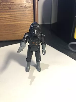 Buy Vintage Star Wars Figure Tie Fighter Pilot 1982 China With Weapon • 4£