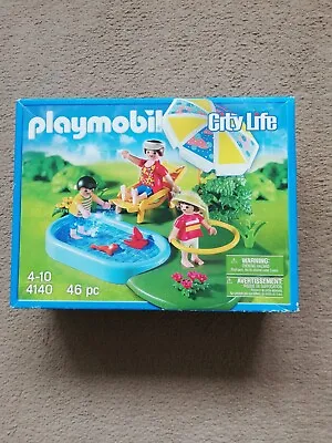 Buy Playmobil City Life Swimming Pool 4140 New & Sealed • 6.50£