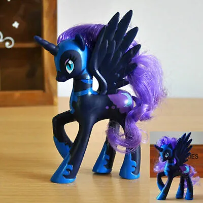Buy My Little Pony 5.5  Brushable NIGHTMARE MOON Princess Luna 14cm PVC Toys MLP • 6.39£