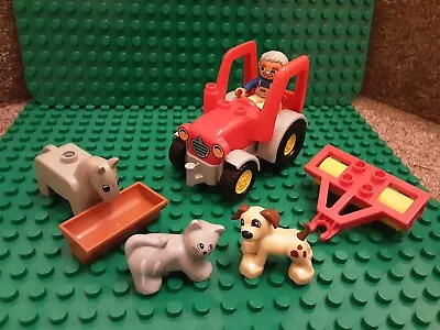Buy ⭐️ Lego DUPLO Zoo / Farm Red Tractor Animals Horse,  Dog, Cat FIGURES JOB LOT ⭐️ • 11.99£
