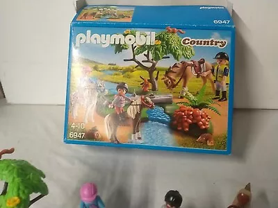Buy 6947 Playmobil Country Horse Set+Extras • 10£