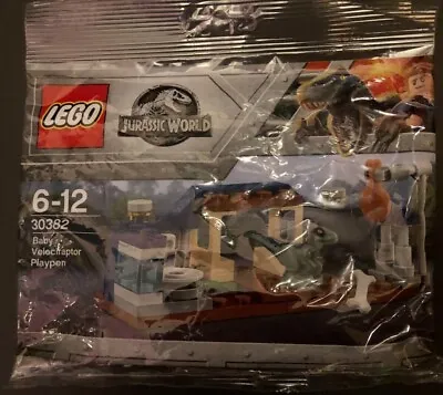 Buy LEGO Jurassic World BABY VELOCIRAPTOR PLAYPEN Polybag 30382 Set Dinosaur Park • 5.99£