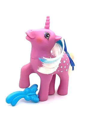 Buy ✨ G1 Vintage My Little Pony - Euro TAF - Milky Way W/Brush (White Stars)! ✨ • 10.50£