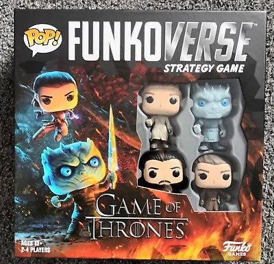 Buy Game Of Thrones FunkoVerse Strategy Board Game - 4 Figures Funko Pop Brand New  • 9.99£