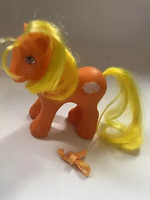 Buy Vintage Hasbro My Little Pony G1 Lightning Mountain Boy 1987 Orange Yellow Rare • 130£
