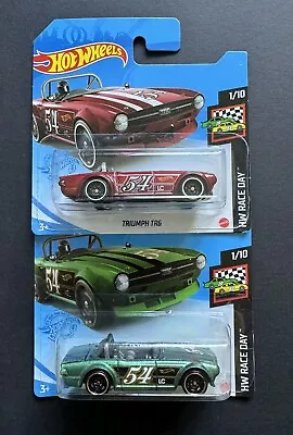 Buy Hot Wheels Triumph TR6 Red/Green 1:64 HW Race Day (card Bended See Photo) • 15.39£