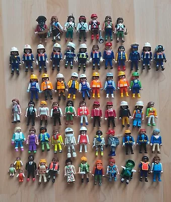 Buy Collection Of 63 Playmobil Figures - Pirates, Construction, Babies, People • 11.50£