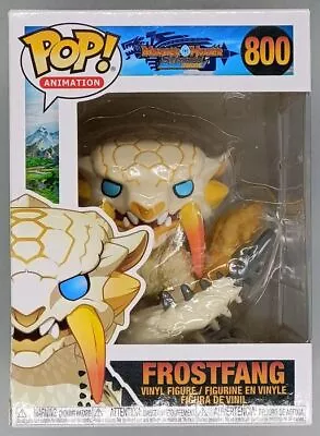 Buy #800 Frostfang Monster Hunter Stories Ride On Damaged Box Funko POP & Protector • 13.99£