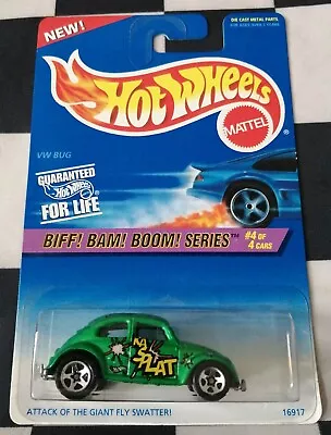 Buy Hot Wheels VW Volkswagen Beetle Biff Bam Boom Series Long Card #4 Of 4 Cars  • 14.99£