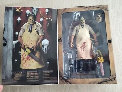 Buy Neca THE TEXAS CHAINSAW MASSACRE Leatherface Deluxe Box Figure NEW ORIGINAL PACKAGING NEW • 46.24£