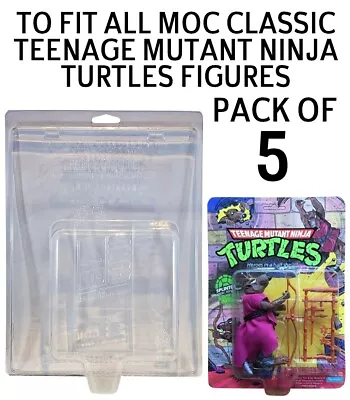 Buy Special Edition 5 Pack Of Protective Cases For MOC 88-90 TMNT Figures - AFTTMNT • 45£