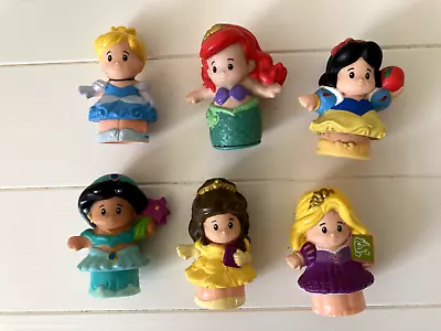 Buy Fisher Price Disney Princess Little People Figures Bundle • 2.50£