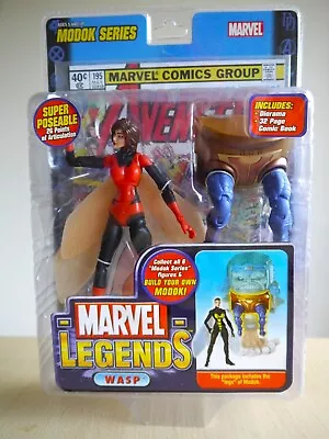 Buy Toybiz Marvel Legends Wasp - Red Costume Variant - MODOK BAF Wave - New & Sealed • 19.99£