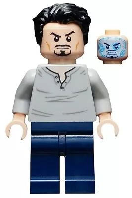 Buy Lego Tony Stark Open Neck Shirt Minifigure SH666 Iron Man Armory 76167 NEW • 6.60£