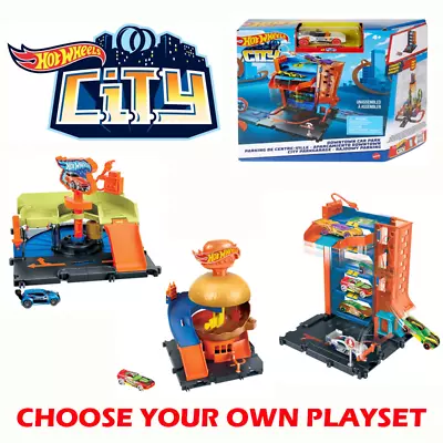 Buy Hot Wheels City Downtown Playsets Various - Brand New & Sealed • 13.19£