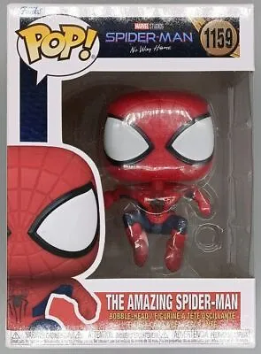 Buy #1159 The Amazing SpiderMan Marvel No Way Home Damaged Box Funko POP & Protector • 19.99£
