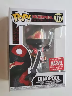 Buy Funko Pop Marvel 777 Deadpool Dinopool Collector Corps Exclusive • 35.95£