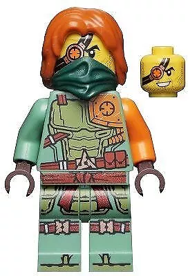 Buy LEGO Ninjago Ronin Legacy Green Bandana Minifigure From 71741 • 6.95£