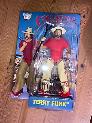 Buy WWE Mattel Creations Ultimate Edition Terry Funk LJN Coliseum Collection Figure • 89.99£
