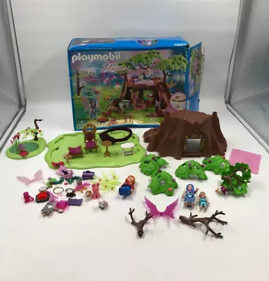 Buy Play Mobil Fairies Playset 70001  FAiry Forest House And Accessories T2870 T321 • 14.99£