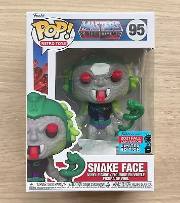 Buy Funko Pop Masters Of The Universe Snake Face NYCC #95 + Free Protector • 19.99£