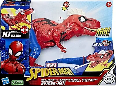 Buy Hasbro Marvel Spider-Man Web Chompin' Spider-Rex Action Figure | BRAND NEW • 54.99£