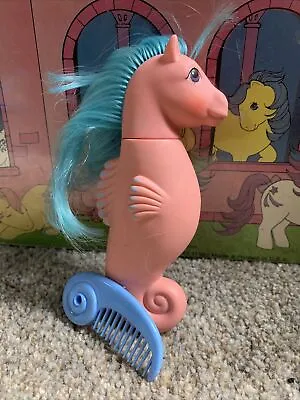 Buy Vintage My Little Pony G1 Wavedancer 1984 Sea Ponies Pink Seahorse MLP Seapony • 20.46£
