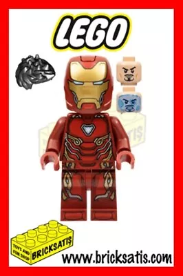Buy NEW LEGO Super Heroes Iron-Man Mark 50 Armor Sh828 (From 76218) With Hair • 17.36£