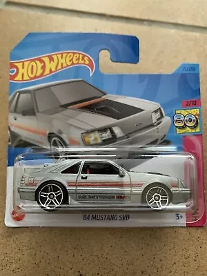 Buy HOT WHEELS THE 80'S 2/10 ‘84 MUSTANG SVO SILVER Short Card #25 Combined Post BNB • 3.49£