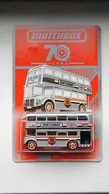 Buy 1/64 Matchbox Double Decker Bus 70th Anniversary RARE Hot Wheels Scale • 19.99£