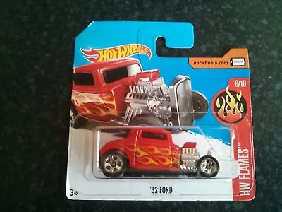 Buy Hot Wheels DTX84	2017	HW Flames	6/10	Ford	32 Coupe	146/365		Red • 4.99£
