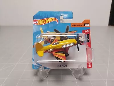 Buy Hot Wheels 2020 Mad Propz #186/250 Plane Yellow Red 1:64 Scale Die Cast Toy  • 3.99£