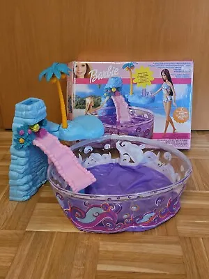 Buy Barbie Waterfall Waterfall Pool, Mattel 88714 With Original Packaging - 90s Vintage • 52.03£