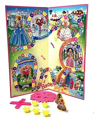 Buy Vintage 1996 Mattel Barbie Sparkle Kingdom Board Game Pre-Owned • 9.64£