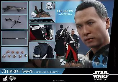 Buy Dpd 1/6 Hot Toys Mms403 Rogue One: A Star Wars Story Chirrut Imwe Deluxe Ver • 517.99£