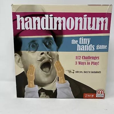 Buy Handimonium: The Tiny Hands Game Mattel Games Challenge Game - Complete • 31.18£