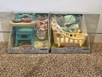 Buy New Vintage 2000  Briarberry Bear Collection Baby High Chair And Cot Set • 25£