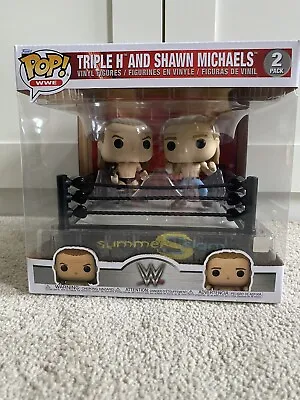 Buy WWE Funko Pop Triple H & Shawn Michaels Summerslam Ring Moment Deluxe  • 29.99£