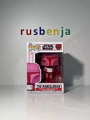 Buy Funko Pop! Star Wars The Mandalorian Pink Valentine's Day #495 • 10.99£