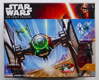 Buy Star Wars New Exclusive Rare First Order Special Forces Tie Fighter + Pilot Misb • 39.99£