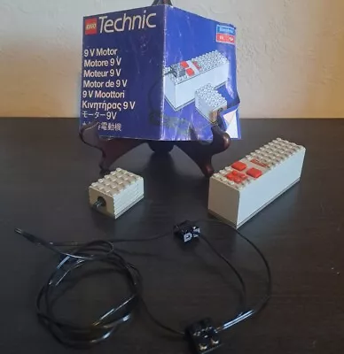 Buy Lego Technic 9v Battery Box & 9v Motor In Full Working Order+ Instructions Book • 20£