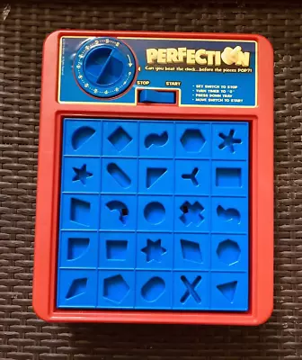 Buy Hasbro Perfection Game- Beat The Clock Before The Pieces Pop- Hasbro Gaming • 11.84£