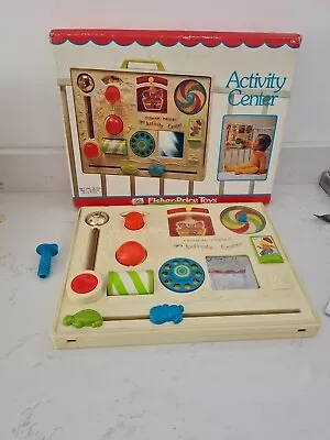 Buy Fisher Price ACTIVITY CENTER Toddlers Babies Cot Toy Vintage Retro 80s Prop • 44.99£